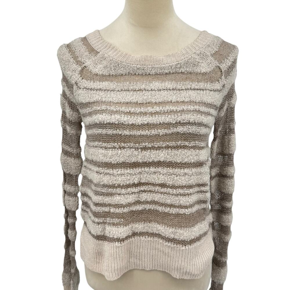 BCBGeneration NWT Risa Wool Blend Neutral Tan Ope… - image 8